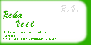 reka veil business card